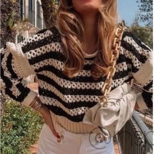Limited edition ZARA striped sweater (never worn!)